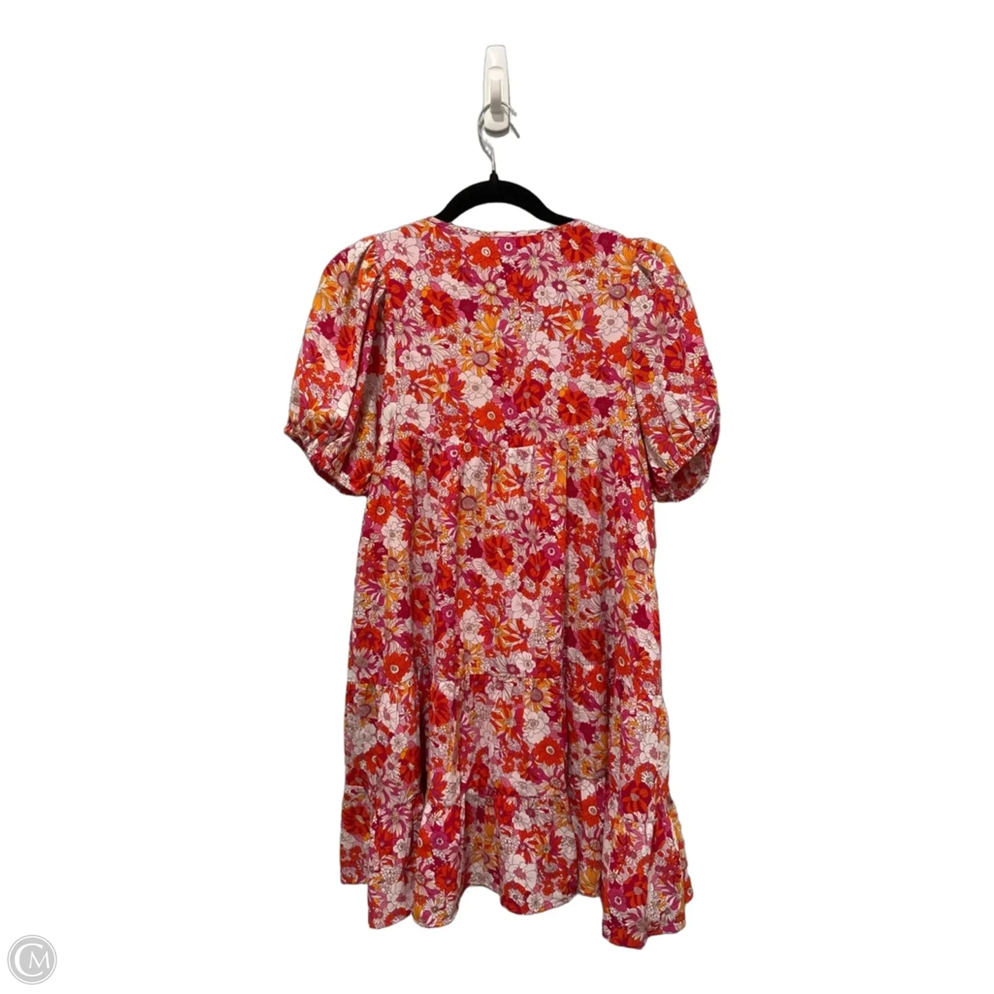 Dress Casual Short By Tcec In Floral Print, Size: L