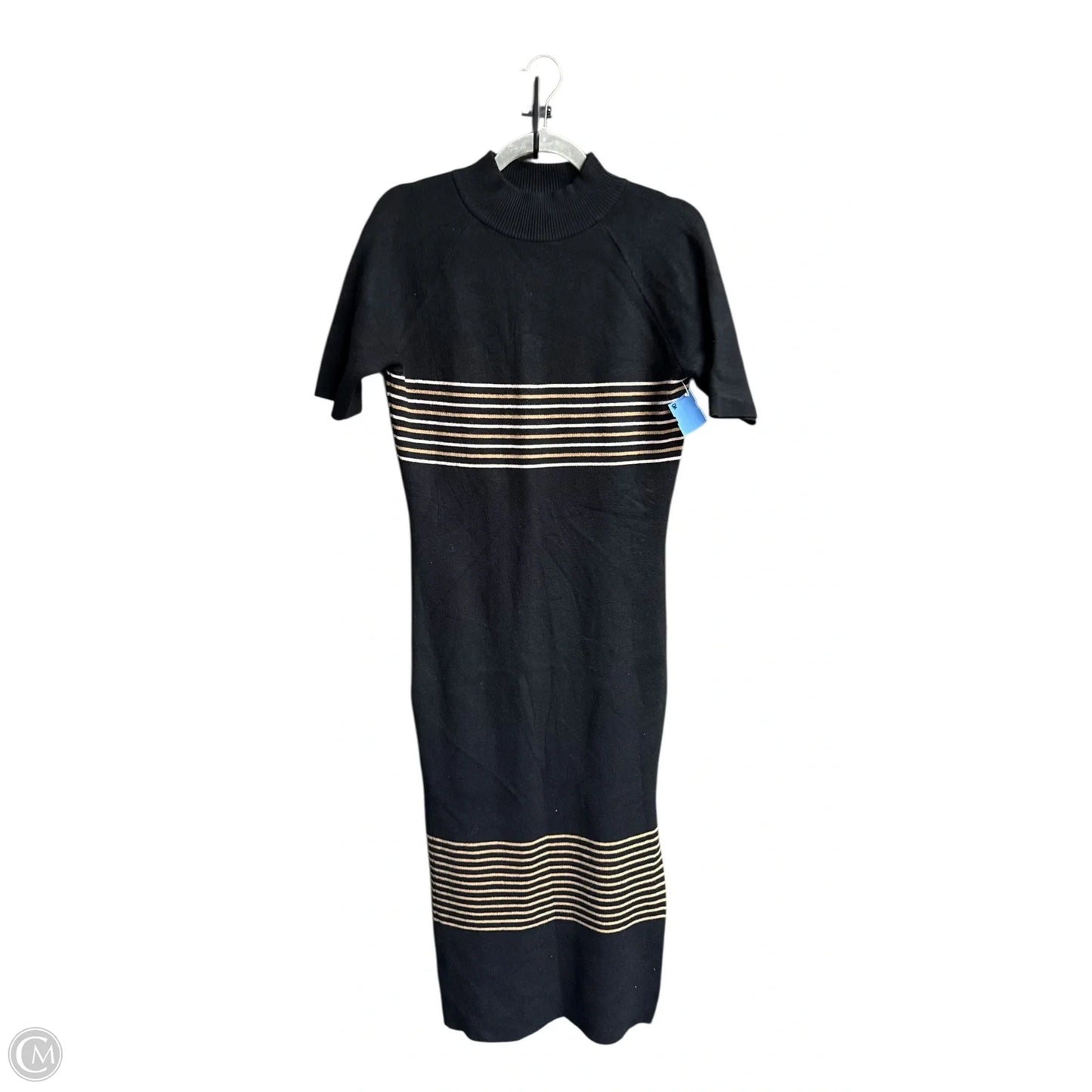 Dress Casual Maxi By Monrow In Black & Brown, Size: L