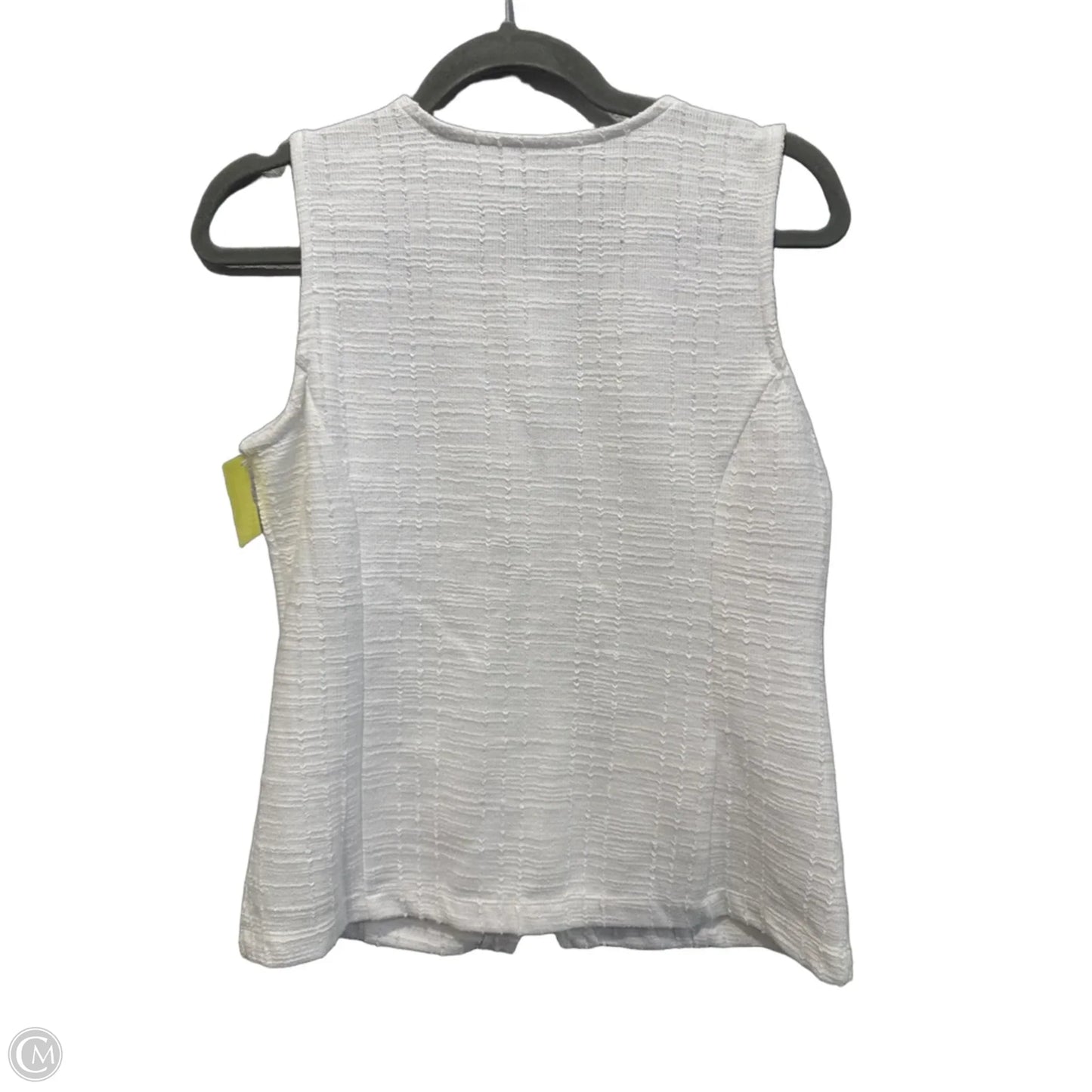 Top Sleeveless By Loft In White, Size: S