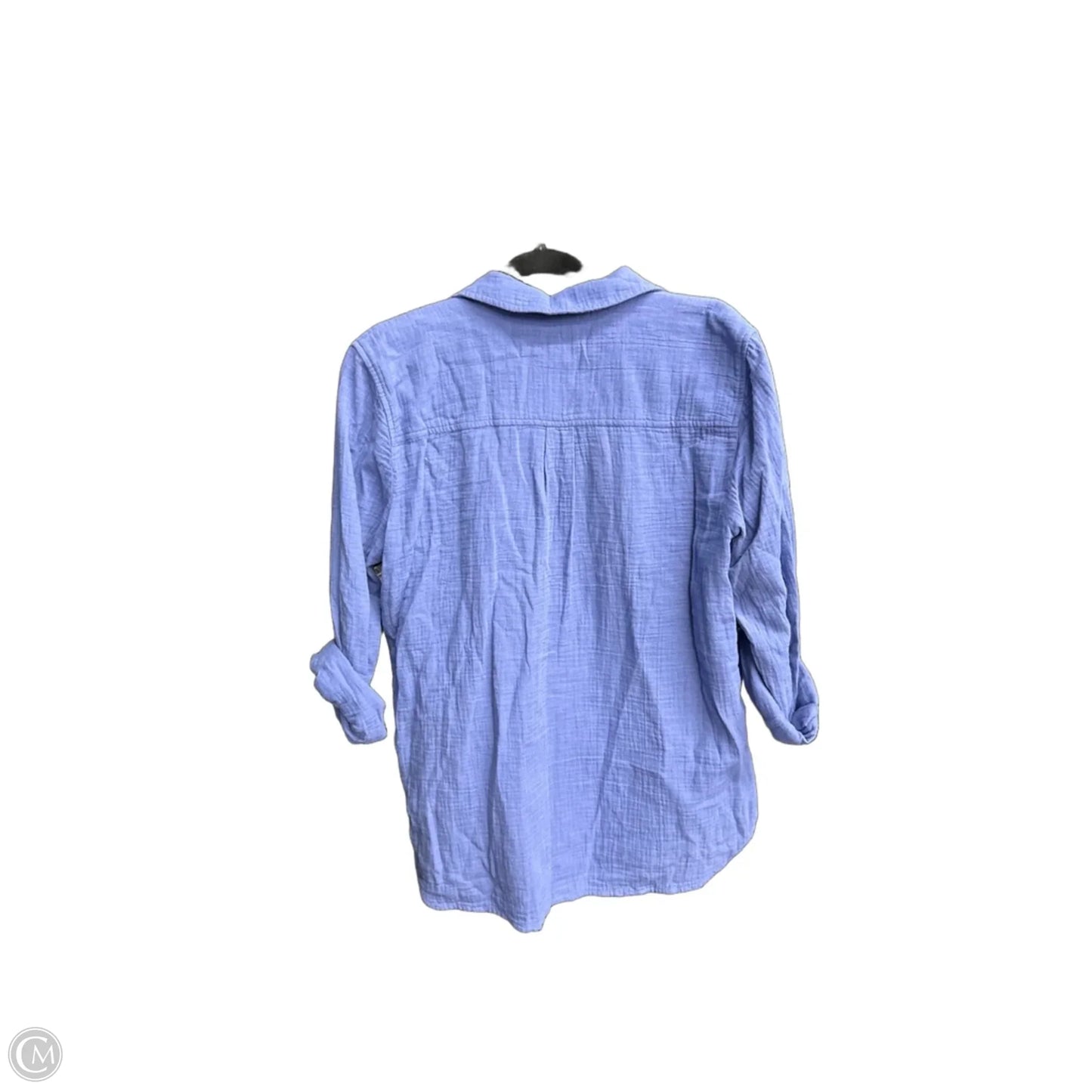 Top Long Sleeve By J. Crew In Blue, Size: M