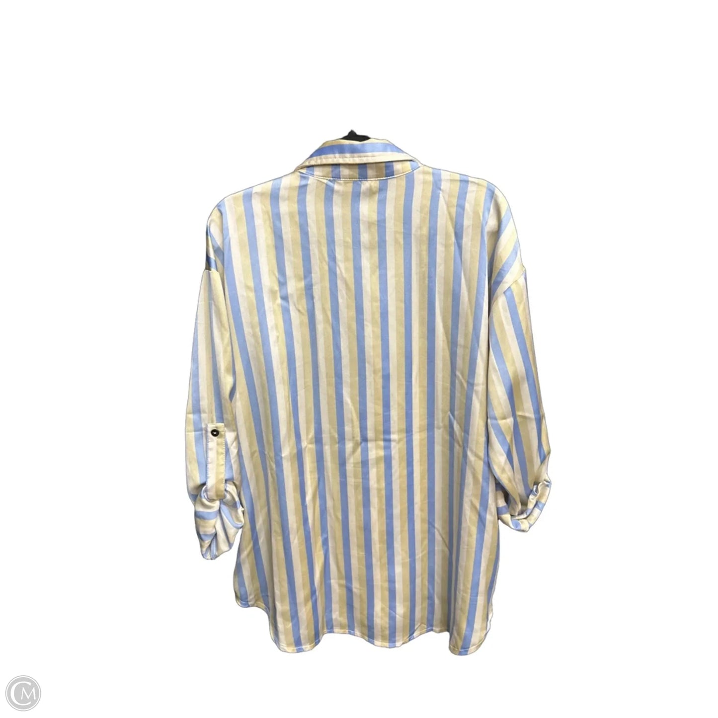 Top Long Sleeve By Entro In Striped Pattern, Size: S