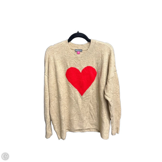 Sweater By Vince Camuto In Beige, Size: M
