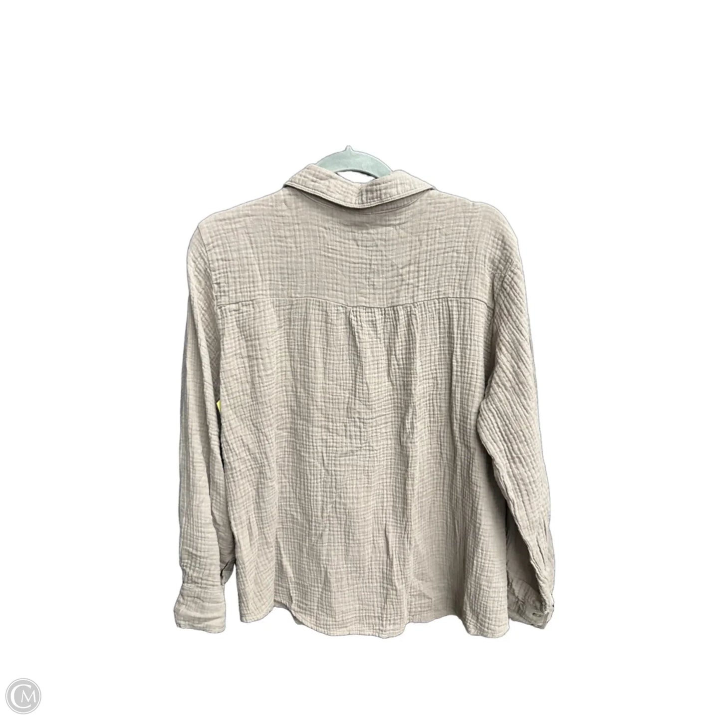 Top Long Sleeve By Splendid In Brown, Size: M