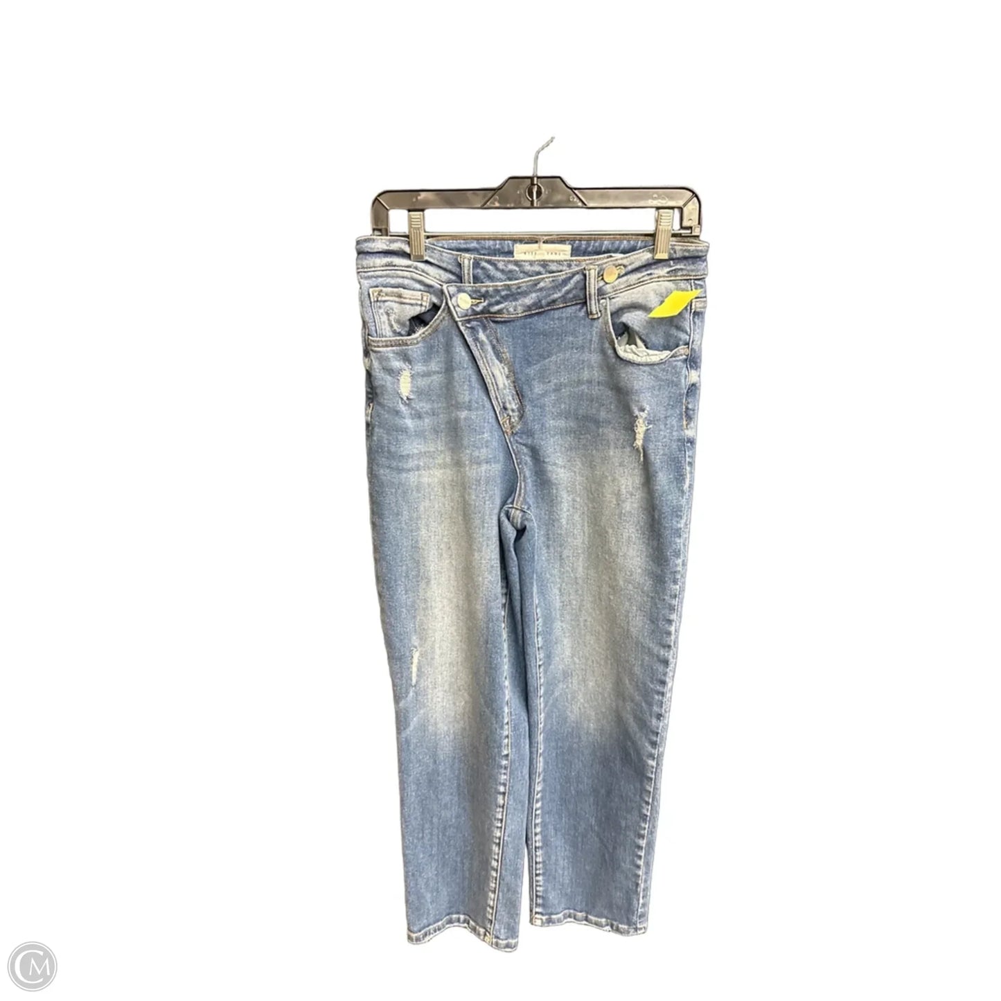 Jeans Straight By Risen In Blue Denim, Size: 8