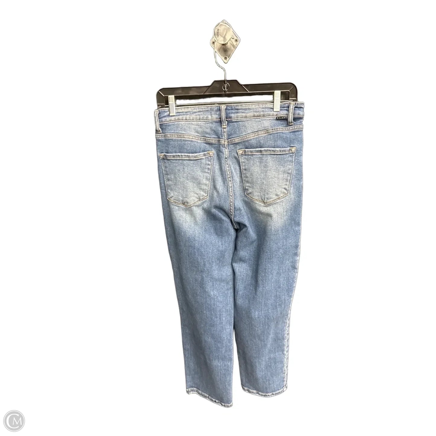 Jeans Straight By Risen In Blue Denim, Size: 8