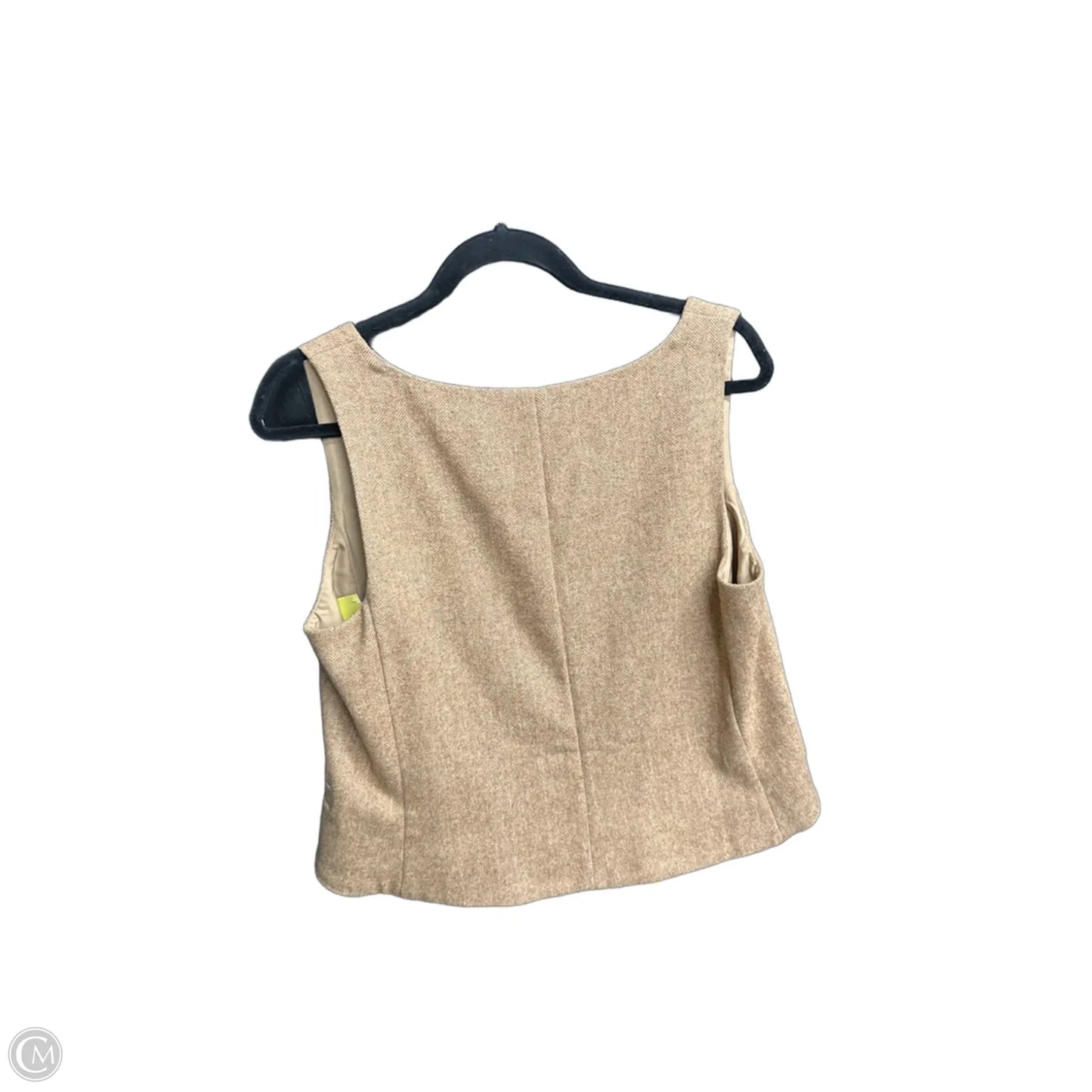 Top Sleeveless By Loft In Brown, Size: M
