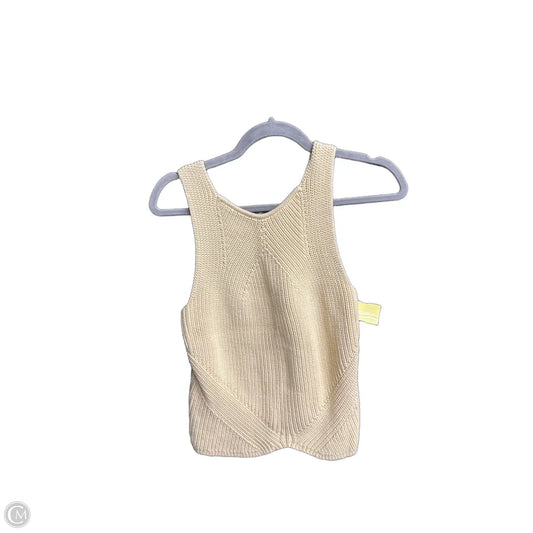 Top Sleeveless By Express In Yellow, Size: Xs