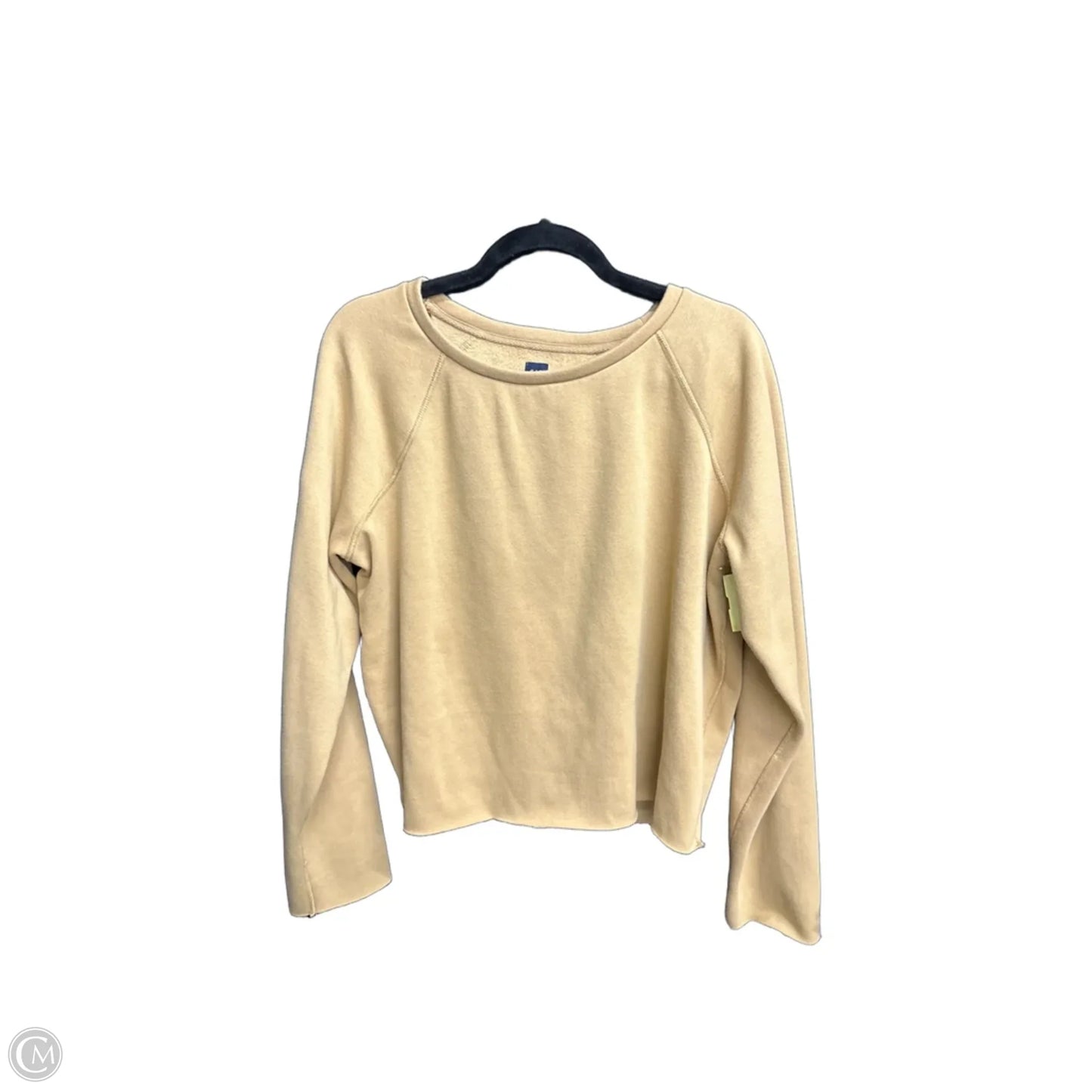 Sweatshirt Crewneck By Gap In Beige, Size: S