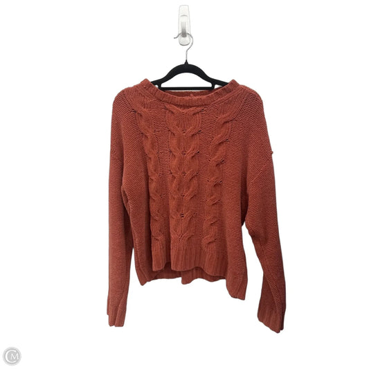 Sweater By American Eagle In Red, Size: S
