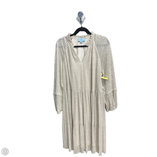 Dress Casual Short By Cece In Gold, Size: Xl