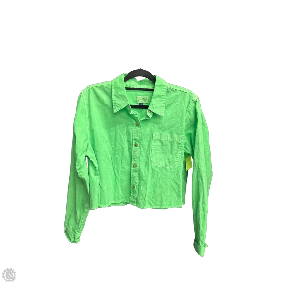 Top Long Sleeve By Universal Thread In Green, Size: M
