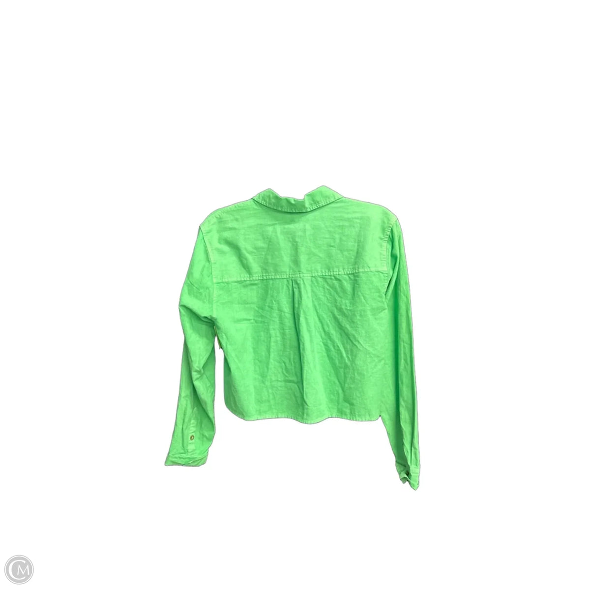 Top Long Sleeve By Universal Thread In Green, Size: M