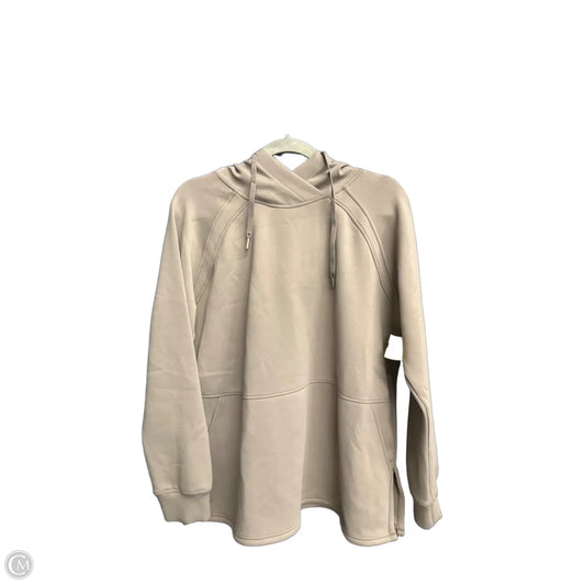 Athletic Sweatshirt Collar By 32 Degrees In Brown, Size: L
