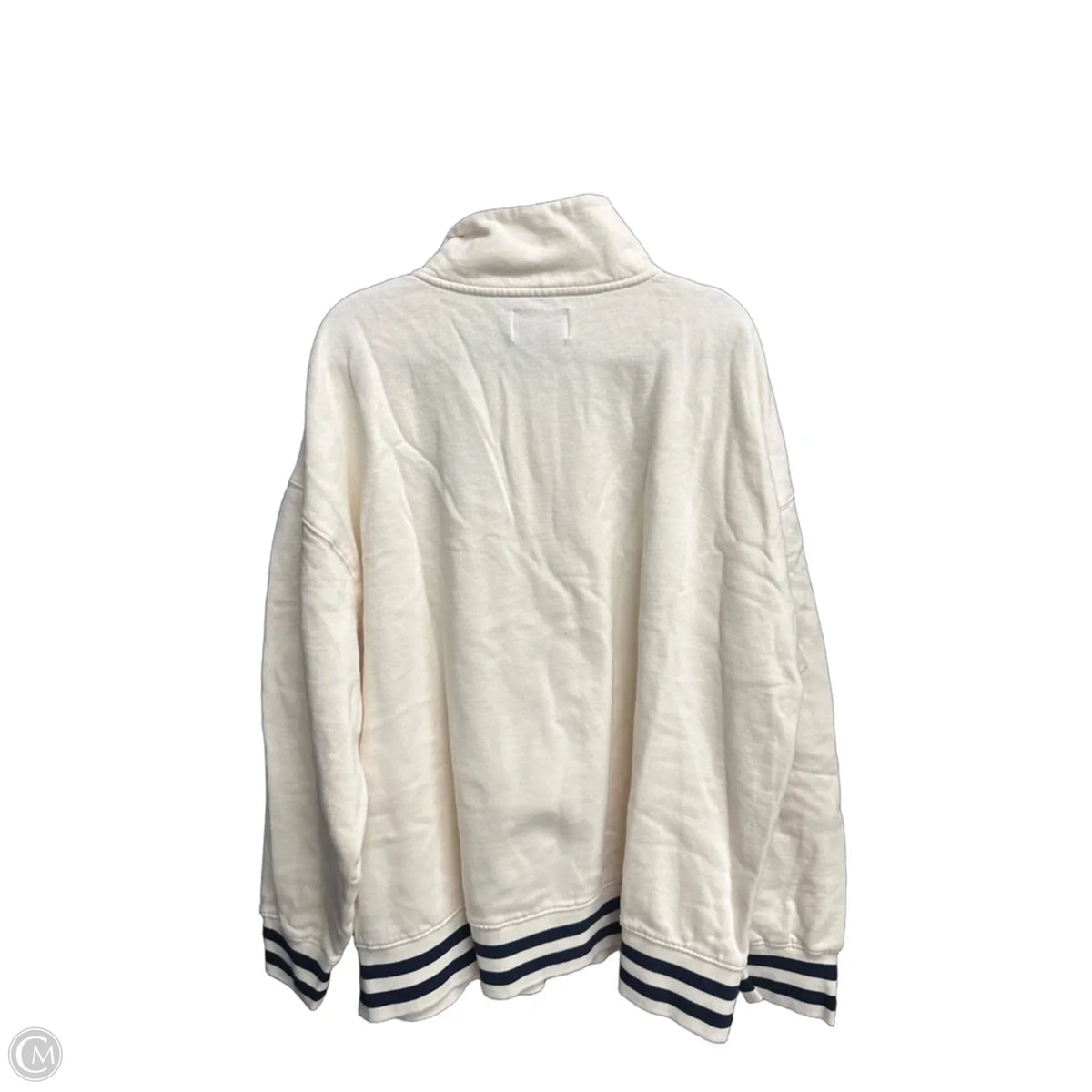 Sweatshirt Collar By Old Navy In Cream, Size: 2x