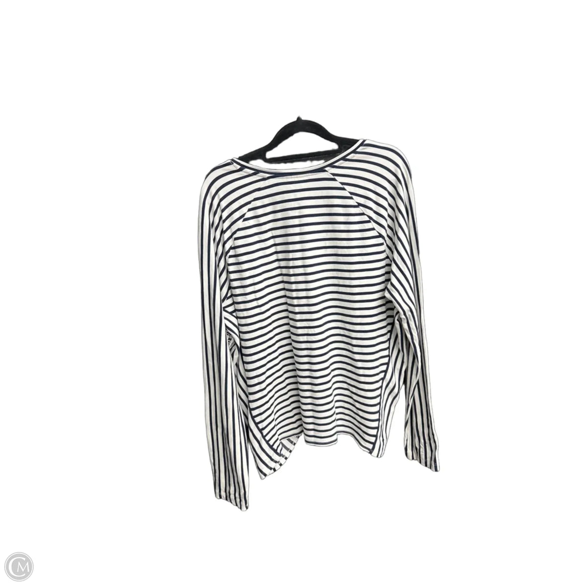 Top Long Sleeve By Chicos In Striped Pattern, Size: Xl