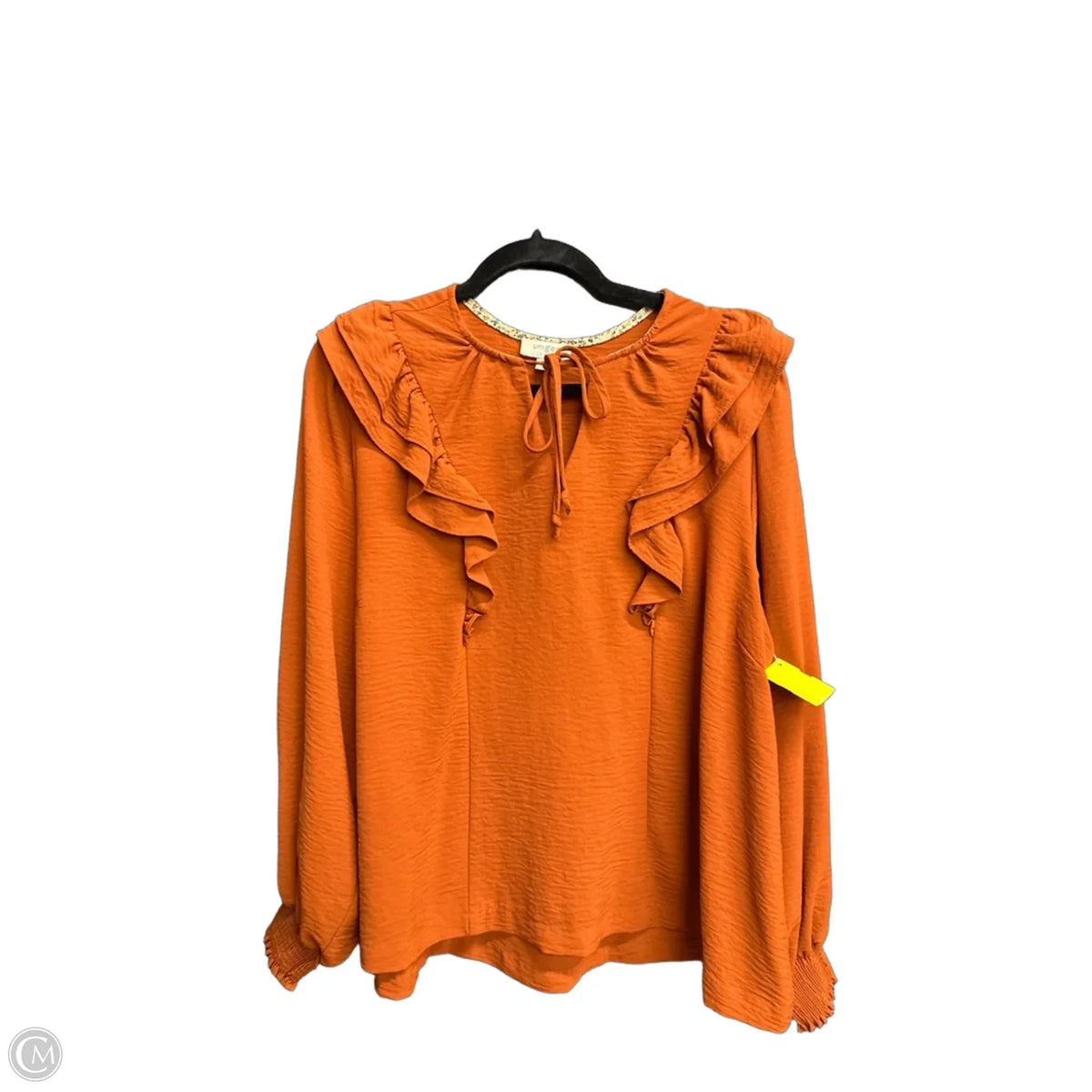 Top Long Sleeve By Umgee In Orange, Size: L