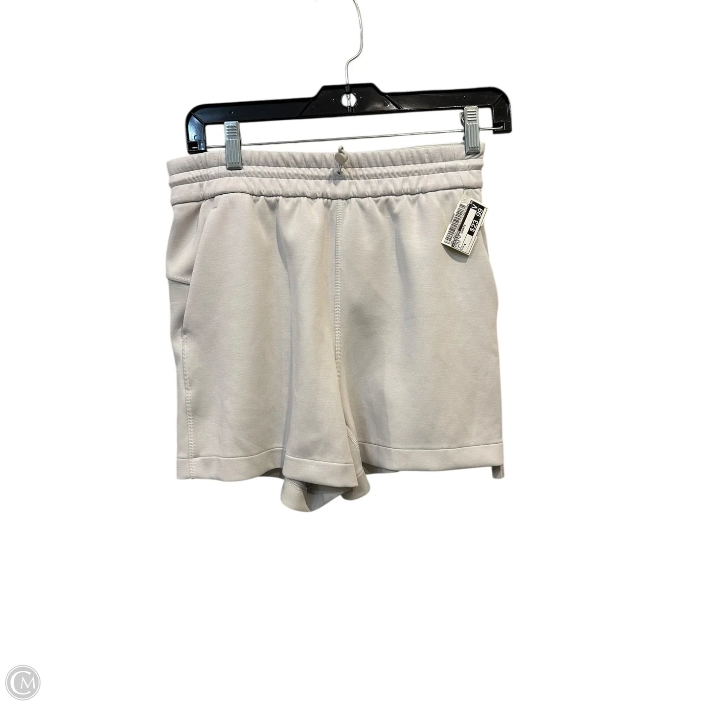 Athletic Shorts By Lululemon In White, Size: 4