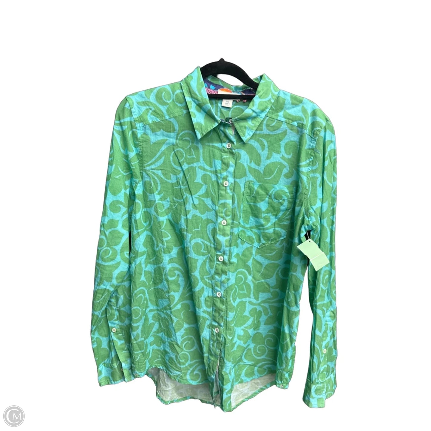 Top Long Sleeve By Sundance In Green, Size: Xs