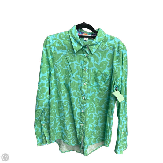 Top Long Sleeve By Sundance In Green, Size: Xs