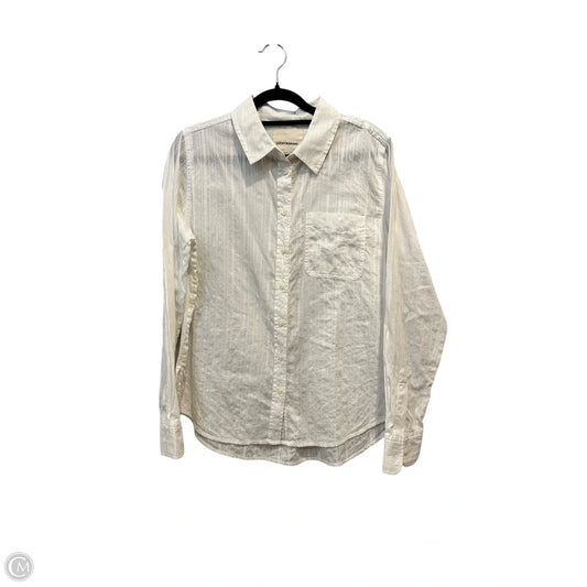 Top Long Sleeve By Lucky Brand In White, Size: Xs