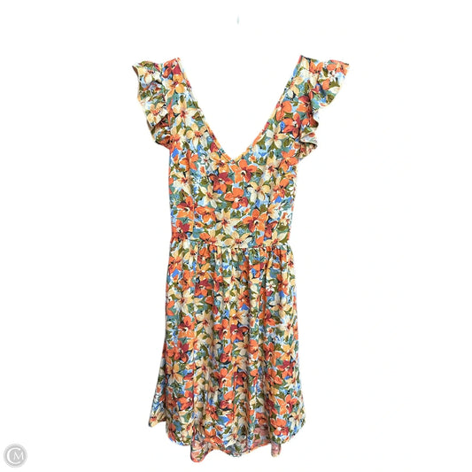 Dress Casual Short By Clothes Mentor In Floral Print, Size: S
