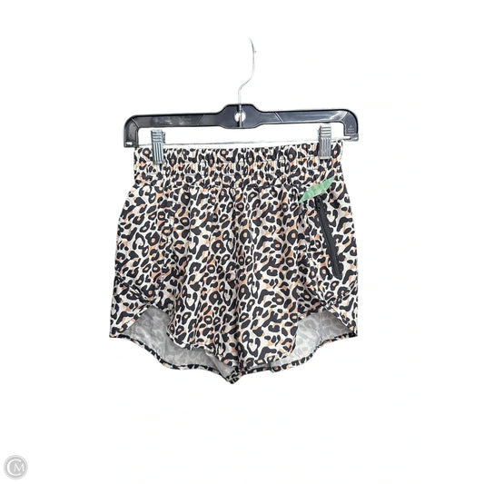 Athletic Shorts By Blooming Jelly In Leopard Print, Size: S