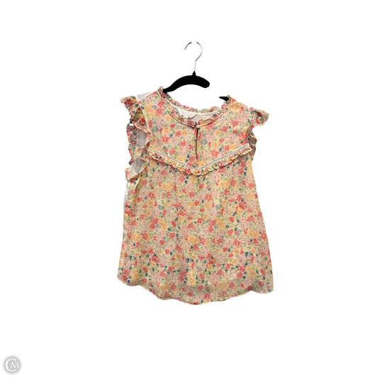 Top Sleeveless By Clothes Mentor In Floral Print, Size: M