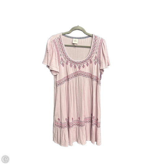knox rose pink dress Dress Casual Maxi By Knox Rose In Pink, Size: Xs