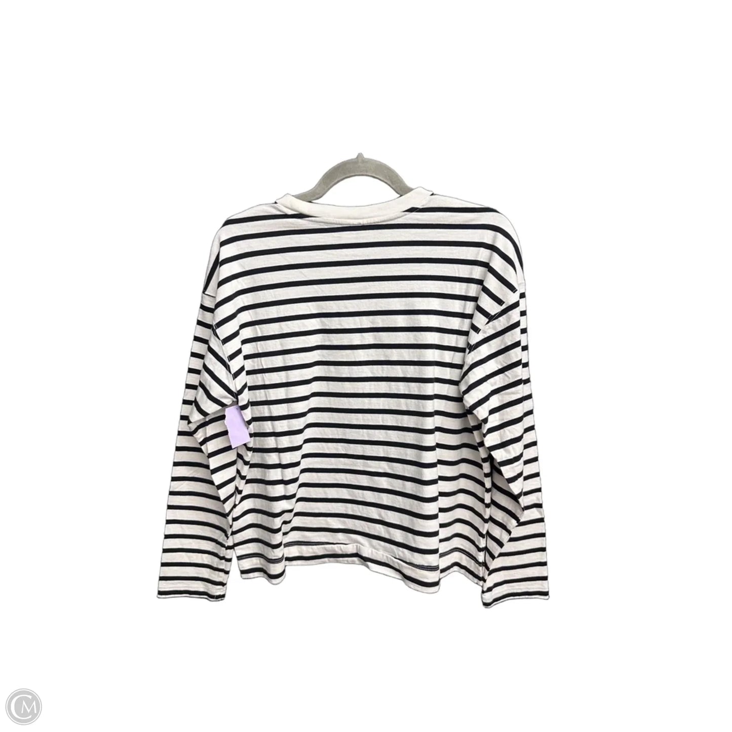 Top Long Sleeve By Old Navy In Striped Pattern, Size: M