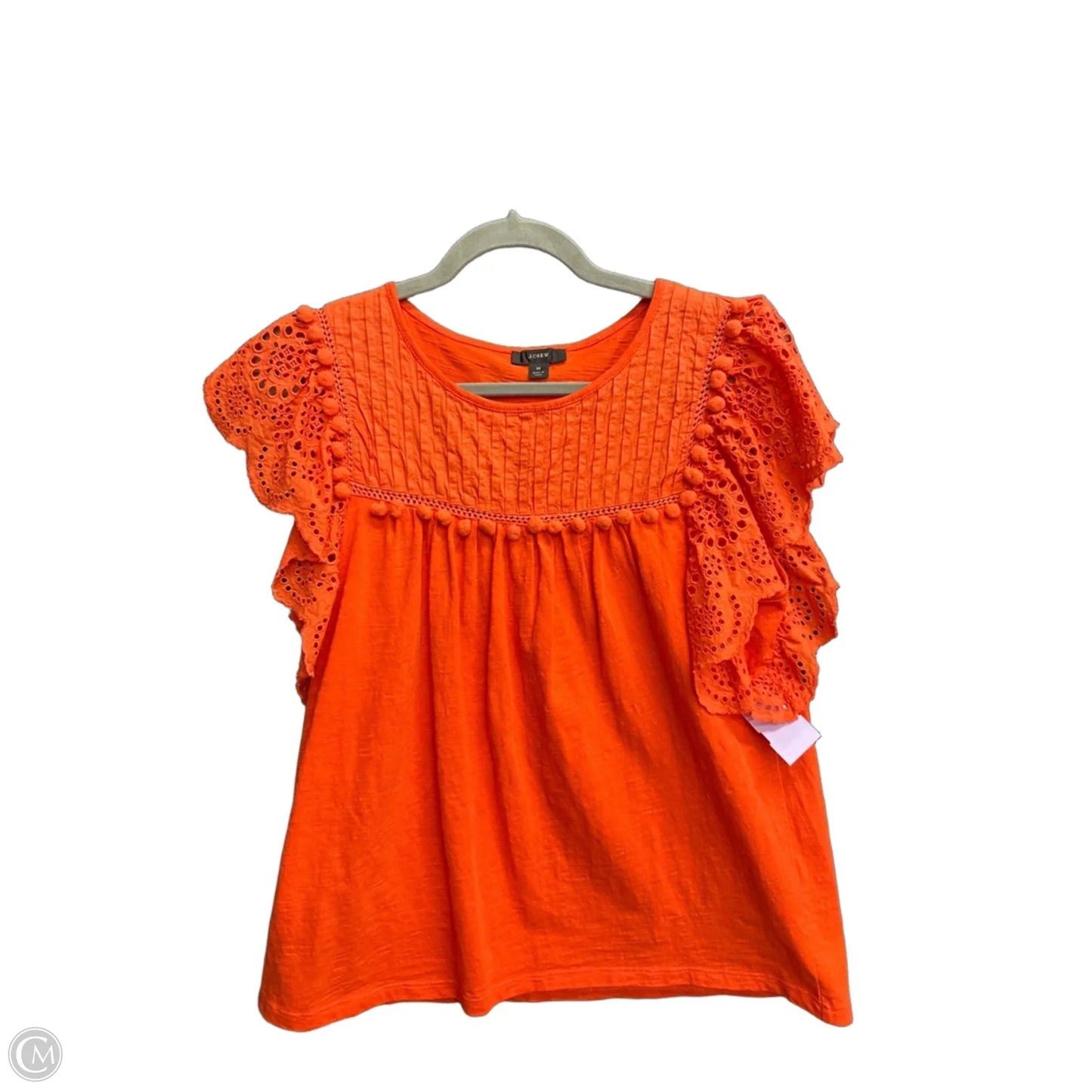 Top Short Sleeve By J. Crew In Orange, Size: M