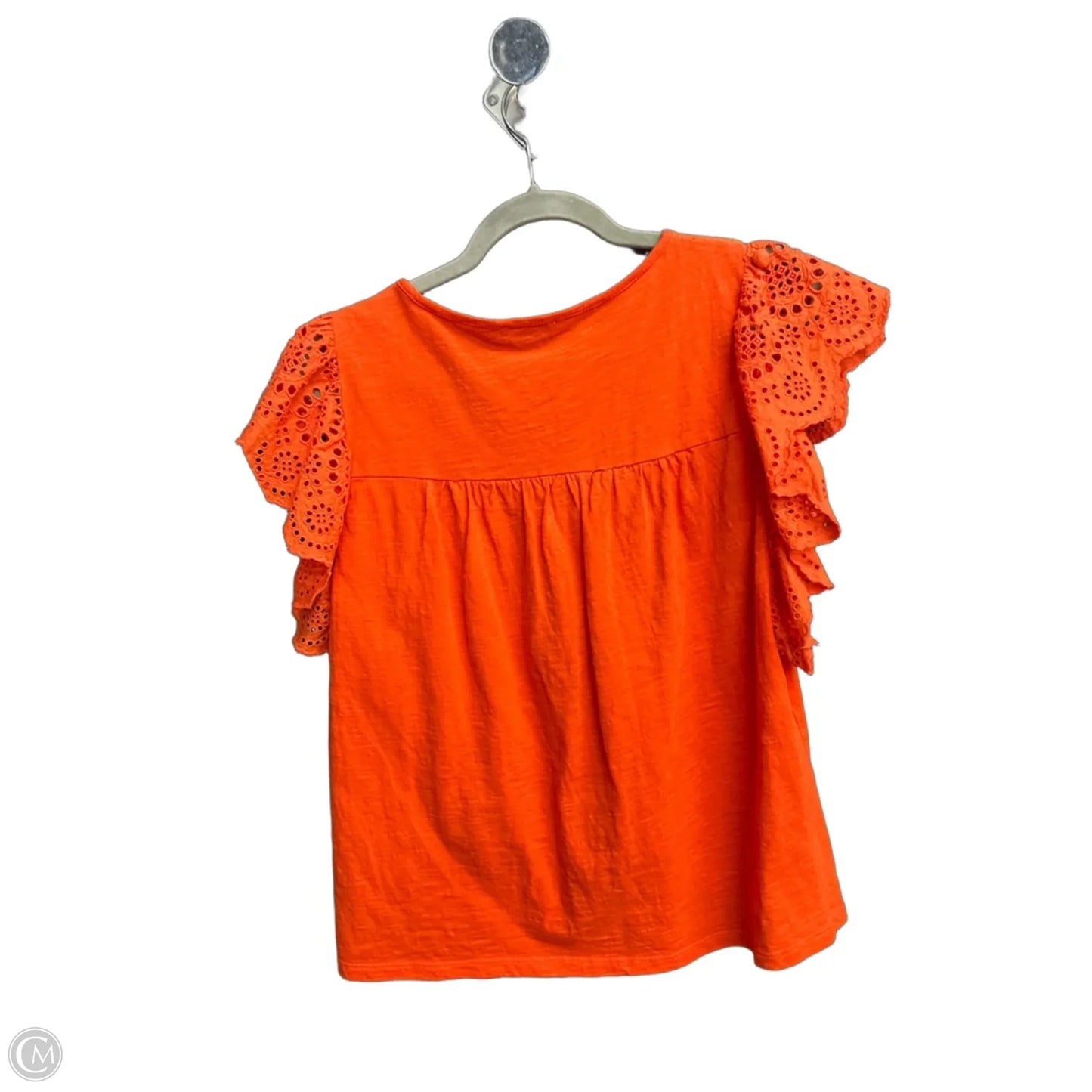 Top Short Sleeve By J. Crew In Orange, Size: M