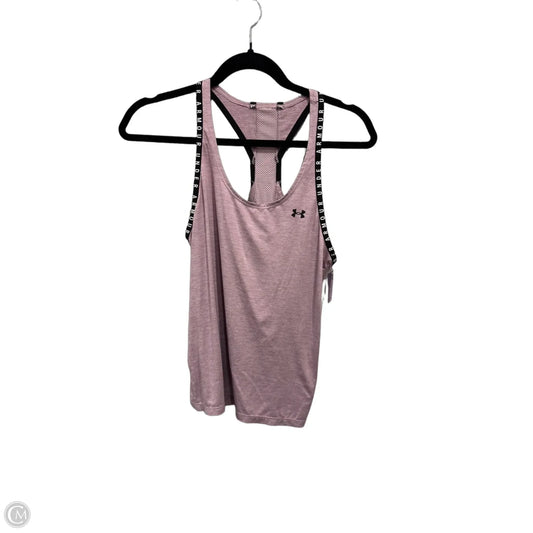 Athletic Tank Top By Under Armour In Purple, Size: M