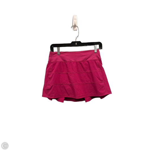 Athletic Skirt By Lululemon In Pink, Size: S