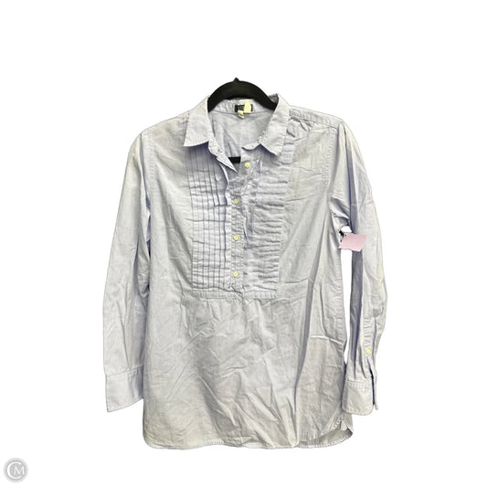 Top Long Sleeve By J. Crew In Blue, Size: Xs