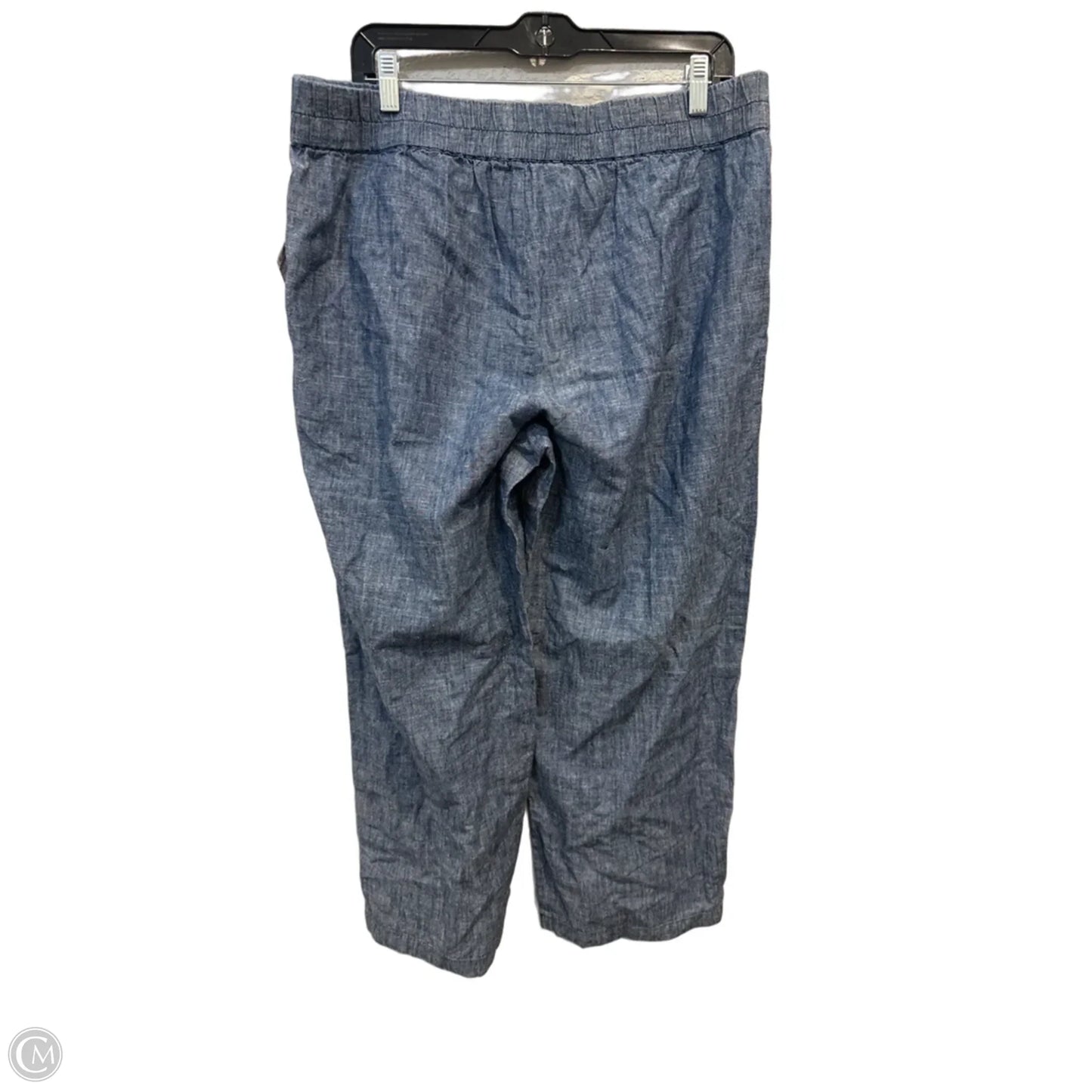 Pants Linen By Eileen Fisher In Blue, Size: L