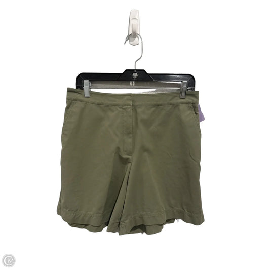 Shorts Designer By Lafayette 148 In Green, Size: M