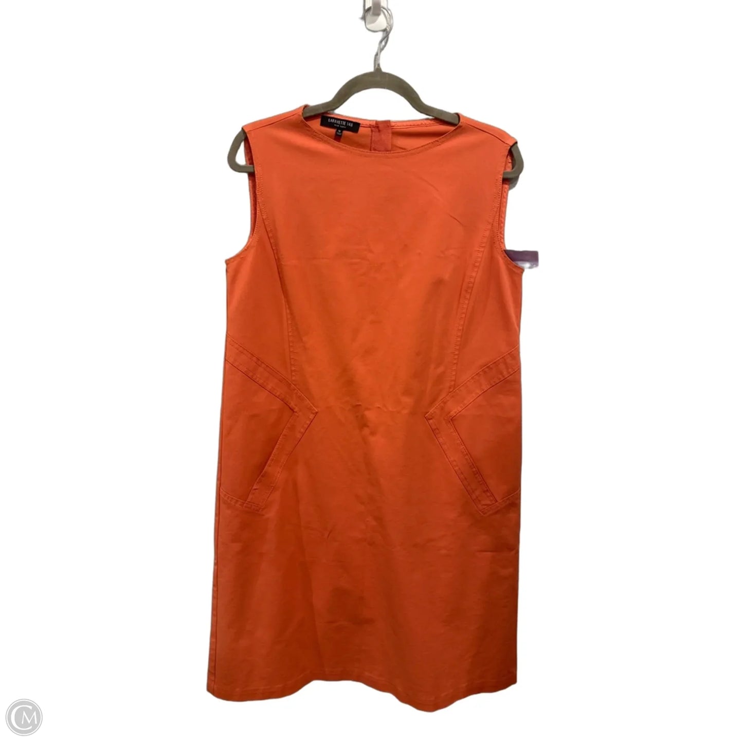 Dress Designer By Lafayette 148 In Orange, Size: L
