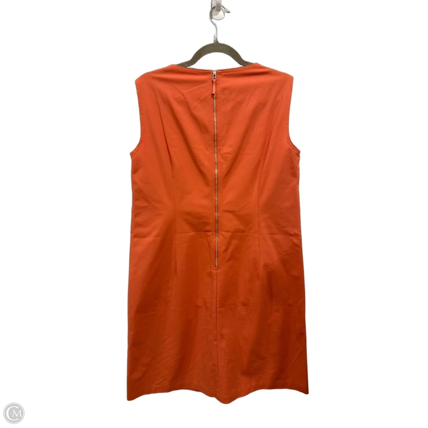 Dress Designer By Lafayette 148 In Orange, Size: L