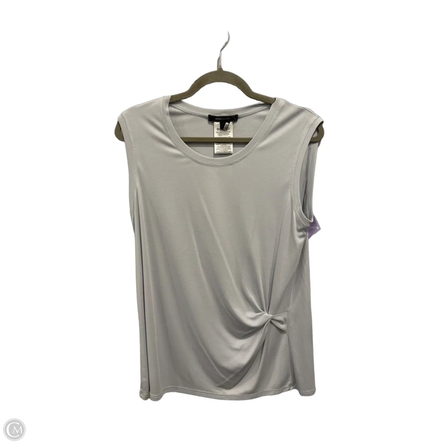 Top Sleeveless By Bcbg In Grey, Size: M