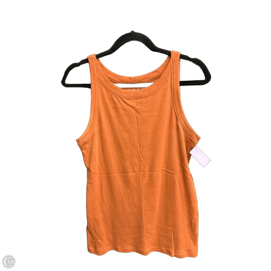 Top Sleeveless By Loft In Brown, Size: M