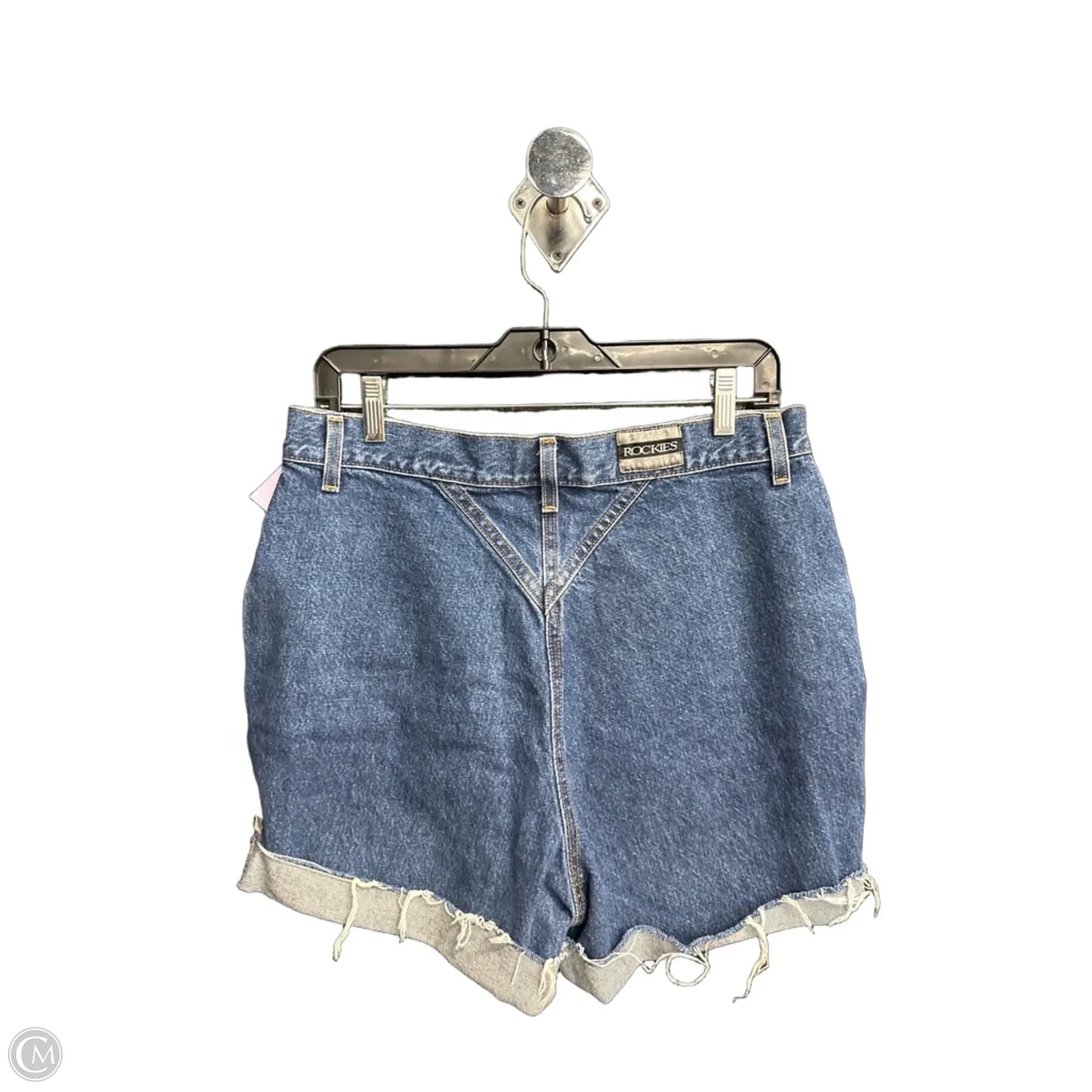 Shorts By Clothes Mentor In Blue Denim, Size: 14