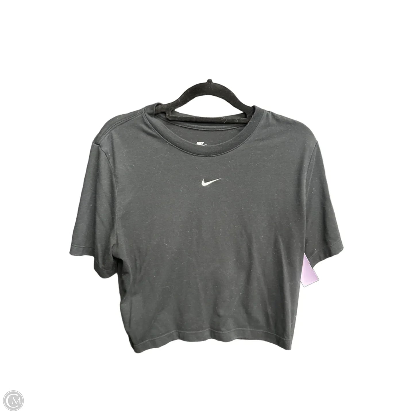 Top Short Sleeve By Nike In Black, Size: L