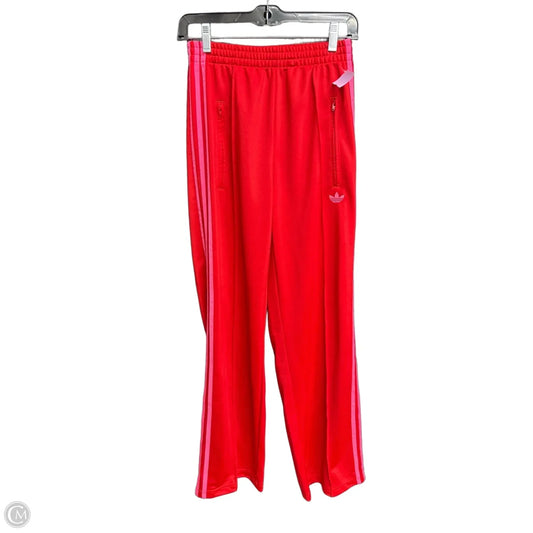 Athletic Pants By Adidas In Red, Size: Xs