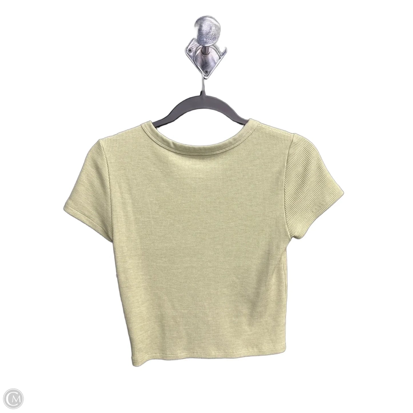 Top Short Sleeve By American Eagle In Green, Size: M