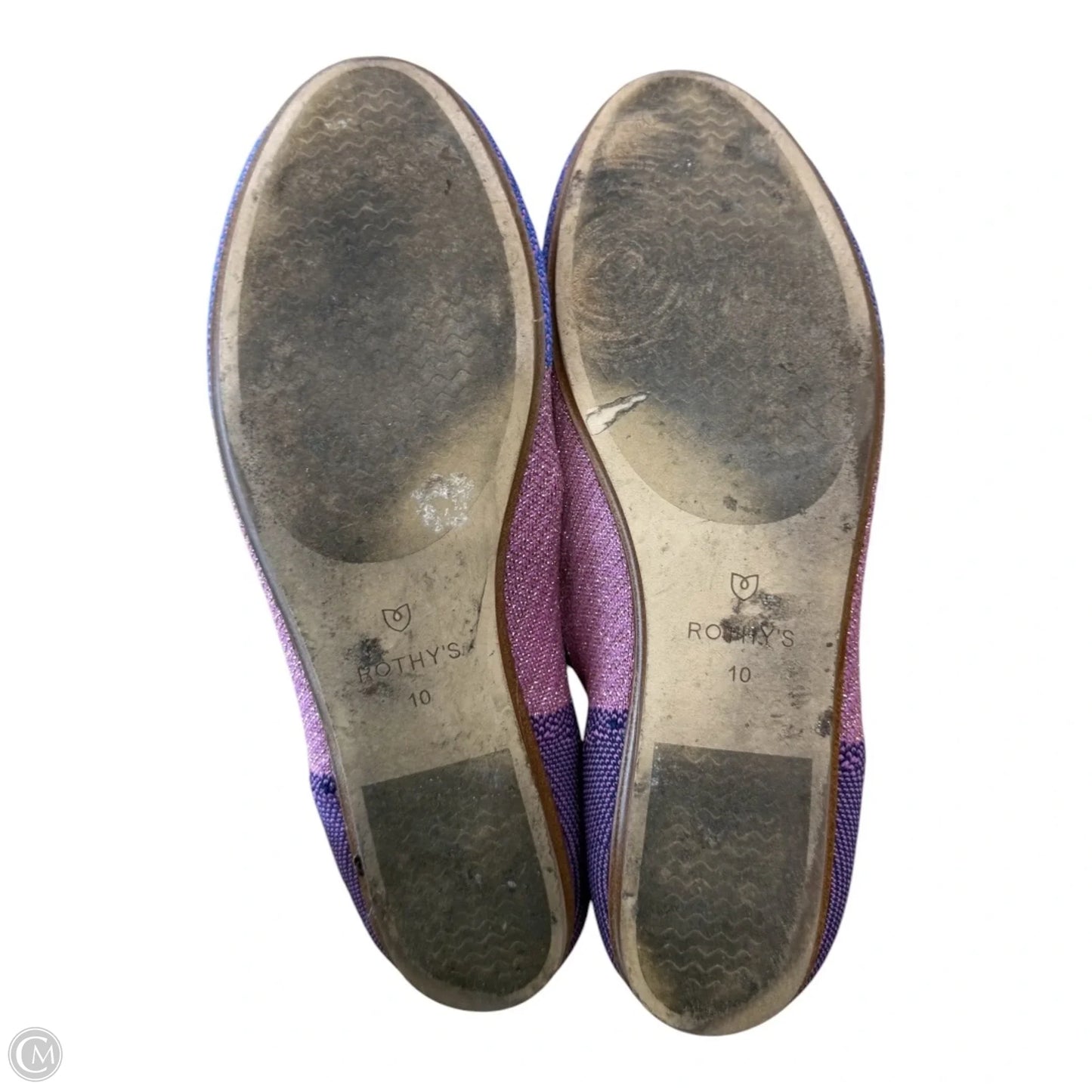 Shoes Flats By Rothys In Purple, Size: 10