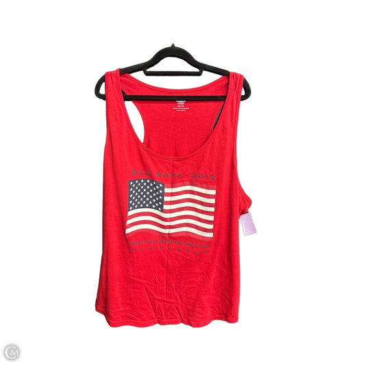 Tank Top By Old Navy In Red, Size: 2x