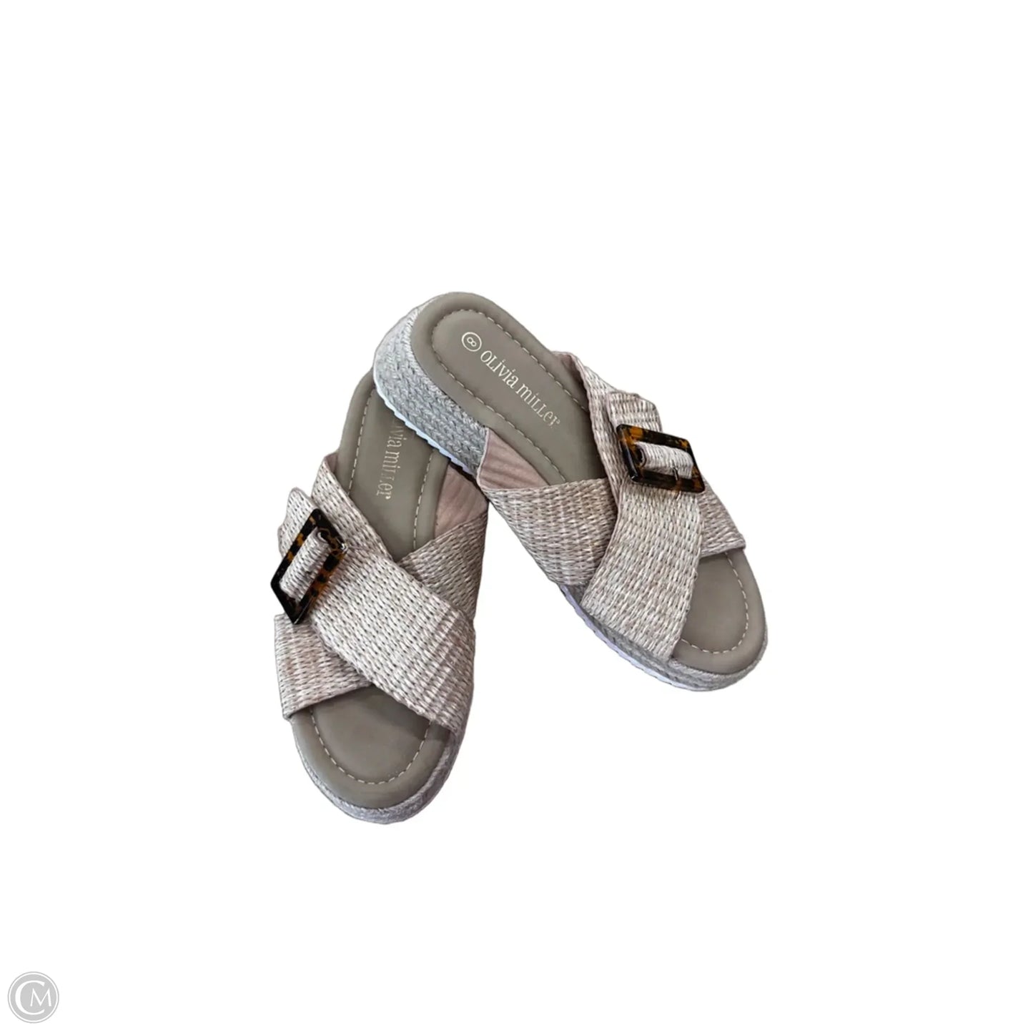 Shoes Heels Platform By Olivia Miller In Tan, Size: 8