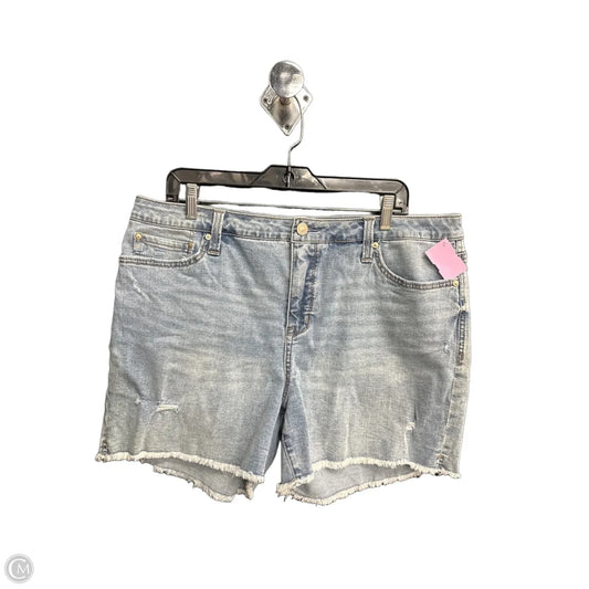 Shorts By Seven 7 In Blue Denim, Size: 16