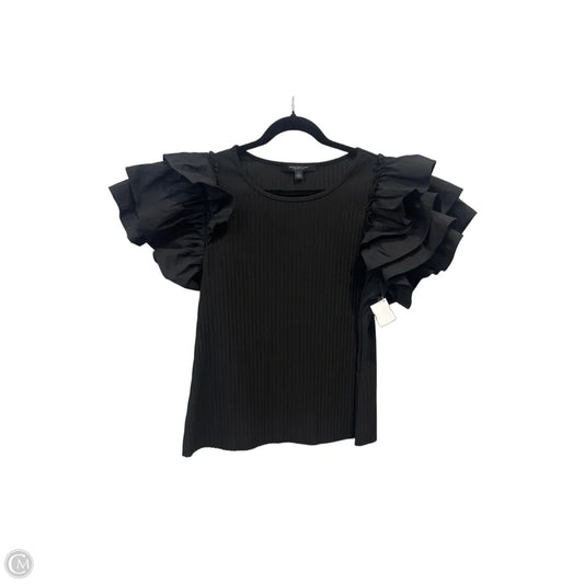 Top Short Sleeve By Marc New York In Black, Size: L