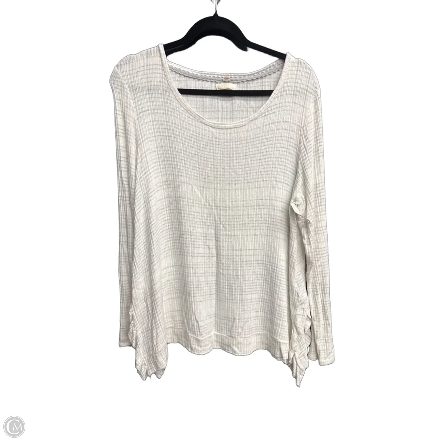 Top Long Sleeve By Cupio In White, Size: L
